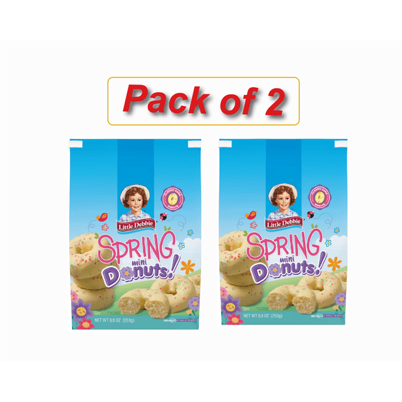 Little Debbie Family Pack Spring Mini Donuts (Pack of 2)