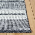 thumbnail image 4 of SAFAVIEH Striped Kilim Ombre Striped Area Rug, Ivory/Black, 4' x 6', 4 of 13