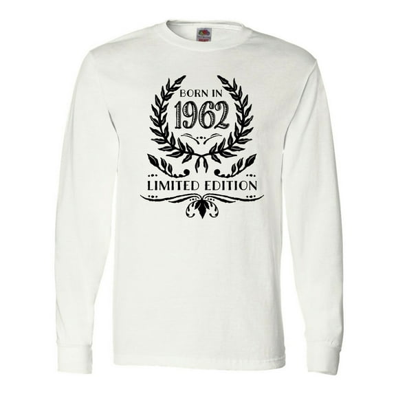 Inktastic Born in 1962 Limited Edition Long Sleeve T-Shirt
