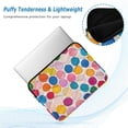 thumbnail image 2 of FORMRS 13"-13.3" Laptop Sleeve Protective Case Soft Carrying Quilted Computer Bag Cover, Watercolor Circles, 2 of 7