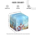 thumbnail image 2 of Rocae Sea and Fish for High-grade Leather Tissue Box, Exquisite Fashionable Design, Office Tissue Box, Waterproof Family Tissue Box, 2 of 8