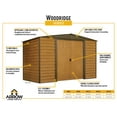 thumbnail image 6 of Woodridge Steel Storage Shed 6 X 5 Ft. Woodgrain, 6 of 9