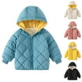 thumbnail image 1 of SILVERCELL Toddler Baby Boys Girls Puffer Jacket Winter Warm Padded Jacket Hooded Coat 2-7 Years, 1 of 12