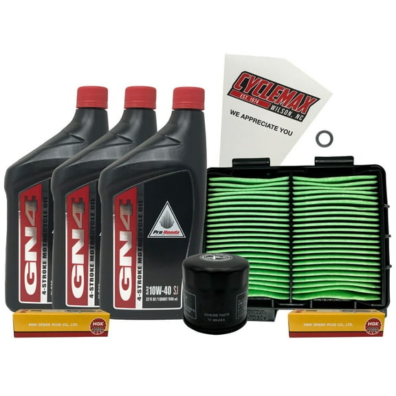 Cyclemax 10W40 Tune-Up Kit fits 2017-2024 Honda CMX 500 CMX500 Rebel 500 w/Plugs