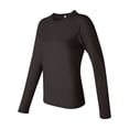 thumbnail image 2 of BELLA CANVAS Women’s Jersey Long Sleeve Tee in Brown 2XL 6500, 2 of 5
