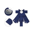 thumbnail image 3 of INSPIRE CHIC Women's Ribbon Brooch Bowknot Necktie Wedding Party Bow Brooches Deep Blue-02, 3 of 5