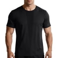 thumbnail image 2 of Frnrwgo Mens T Shirt Short Sleeve Mesh Breathable Loose Big and Tall Summer Sports Top, 2 of 5