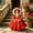 Red, variant on FeiFu Goose Dress Costume, Red Ball Gown Outfit for 23 Inch Porch Goose, Victorian Style Decorative Clothing for Yard Goose Statue, Seasonal Home Lawn Decoration, Vestido para Ganso de Porche