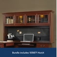 thumbnail image 6 of Sauder Heritage Hill Engineered Wood L-Desk with Hutch in Classic Cherry Finish, 6 of 11
