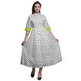 thumbnail image 1 of Bimba Geometric Ladies Button Down Print Dress A-Line Cocktail Party Shirt Dress-Medium, 1 of 1