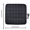 thumbnail image 3 of Riwesomey Cojín de calefacción para coche, 2 velocidades, ajustable, Universal, para asiento de camión, cubierta térmica, para invierno y Ventana automotriz, 3 of 6