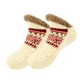 thumbnail image 2 of IAJDKMEK Christmas Slipper Socks for Adults Warm - Thick Fuzzy Floor Socks Cozy House Home Wear Soft Lined, Great for Gifts & Home Use, 2 of 4
