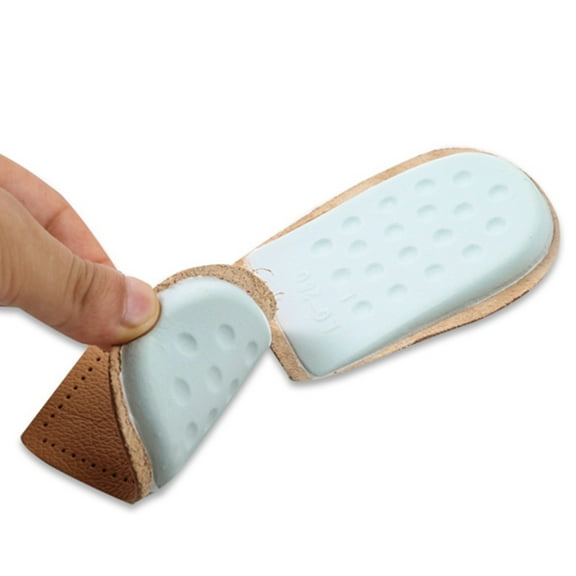 Uonlytech Foot Insoles Yellow Leather Latex 1 Pair L