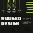 thumbnail image 3 of Lucky Bums Skis de Neige en Plastique pour Enfants Débutants avec Fixations Réglables, Vert, 3 of 9