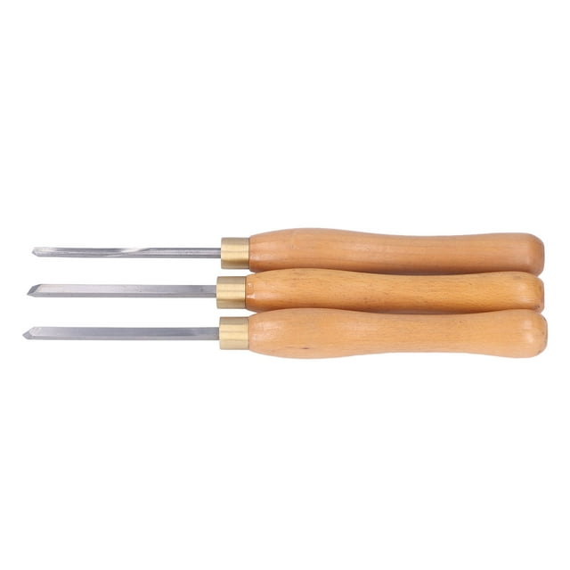 Woodworking Chisel Tools, Non Fall Off High Hardness Wood Lathe Turning Tool Steel Insert Impact Resistant Portable For DIY For Carpenter
