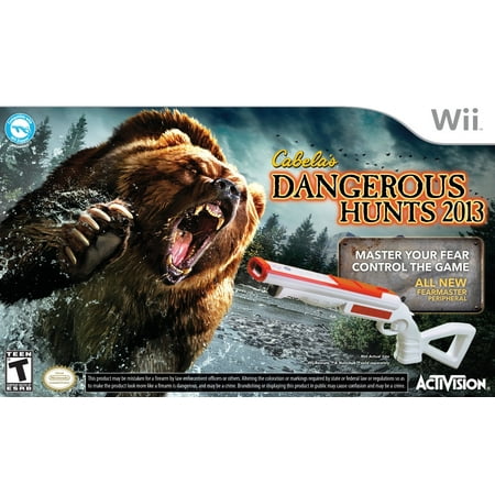 Cabela's Dangerous Hunts 2013 with Gun - Nintendo (Best Wii Gun Games)