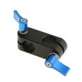 thumbnail image 1 of Adaptador de montaje en ángulo recto de 90 grados con abrazadera de riel de 15 mm para cámara DSLR Azul, 1 of 7