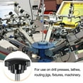 thumbnail image 6 of Uxcell 4 Pieces Star Clamping Knobs M8 x 16mm Metric Thread 39mm Large 5-Star Head Thumb Screws Hand Handle Black, 6 of 7