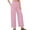 Purple, variant on Hvyesh Women's Cotton Linen Dress Pants Loose Fit Wide Leg Palazzo Pants Elastic Waist Beach Trouser Lightweight Yoga Pants with Pockets