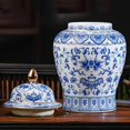 thumbnail image 6 of Vase Jar Storage Jar Chinese Ceramic Ginger Jar Floral Vases With Lid Gold Enamel Porcelain Vase Temple Jars Tea Storage Jar For Home Decorative, 6 of 6