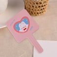 thumbnail image 4 of figatia Portable Hand Mirror with Handle Pink Pink, 4 of 6