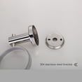 thumbnail image 4 of Portaescobillas De Baño De Acero Inoxidable, Portavasos De Vidrio De Un Solo Cepillo Montado En La Pared, Accesorios De Hardware De Baño Yuarrent HA017253-00, 4 of 5
