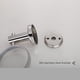 thumbnail image 4 of Portaescobillas De Baño De Acero Inoxidable, Portavasos De Vidrio De Un Solo Cepillo Montado En La Pared, Accesorios De Hardware De Baño Yuarrent HA017253-00, 4 of 5