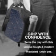 thumbnail image 6 of Lsque Copper-Gold Gloss Outline Lily Flower Lunch Bag Lunch Box for Women Men Reusable Insulated Lunch Tote Bag,Leakproof Thermal Cooler Sack Food Handbags Case High Capacity, 6 of 9
