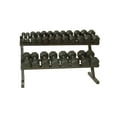 thumbnail image 1 of Troy 5-50 lb. Rubber Dumbbell 12-Sided Set & Rack, 1 of 4