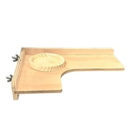 Corner Ledge - NativeCritter Natural Wood Cage Accessory for Hamsters, Gerbils, Rabbits, Guinea pigs, Prairie Dogs, Chinchillas, Degus, Squirrels, Rats and other chewing small animals