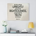 thumbnail image 7 of Scripture Walls Psalm 15:2-3 Righteousness Scripture Bible Verse Canvas Christian Wall Art Ready to Hang Unframed, 7 of 7