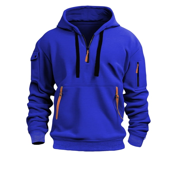 WILLBEST Sudaderas De Hombre Sudadera con Capucha De Manga Larga para Hombre, Diseño Único e Informal para Exteriores, Color Sólido, para Primavera y Otoño Chica