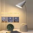 thumbnail image 1 of Muyoka MTFun LED Portalápices Luz con portalápices Control táctil Lámpara de mesa de cuello de cisne flexible 3 modos de iluminación con batería de 2000 mAh para dormitorio Sala de estudio Dormitorio Muyoka Hogar, 1 of 7
