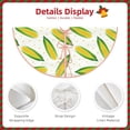thumbnail image 3 of Rateoe Corns Pattern Christmas Tree Skirt with Ties , Christmas Tree Decorations, Farmhouse Christmas Decor Xmas Holiday Decorations-30", 3 of 6