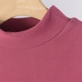 thumbnail image 5 of Sevevn Women's Fashion Casual Round Neck Internal Construction Solid Color Shirt Long Sleeve Top Hot Pink XXXL Great Gifts for Less, 5 of 7