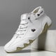 thumbnail image 4 of Zapatillas De Deporte De Moda Botas para correr informales para hombre, de cuero PU transpirable, ligeros para trabajar y viajar Wdftyju Tenis De Mujer Tenis De Hombre, 4 of 5