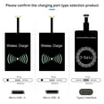 thumbnail image 4 of SPRING PARK Portable Sticky USB Type-C Qi Wireless Charging Receiver for iPhone Android, 4 of 7