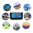 thumbnail image 4 of Solar Charge Controller Solar Panel Controller 12V/24V Adjustable LCD Display Solar Panel Battery Regulator With USB Port ,Simple and Convenient to Set, 4 of 4