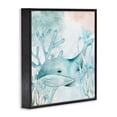 thumbnail image 2 of Stupell Industries Bohemian Whale Sea Swim Black Framed Giclee Art, 12 x 12, by Kim Allen, 2 of 8