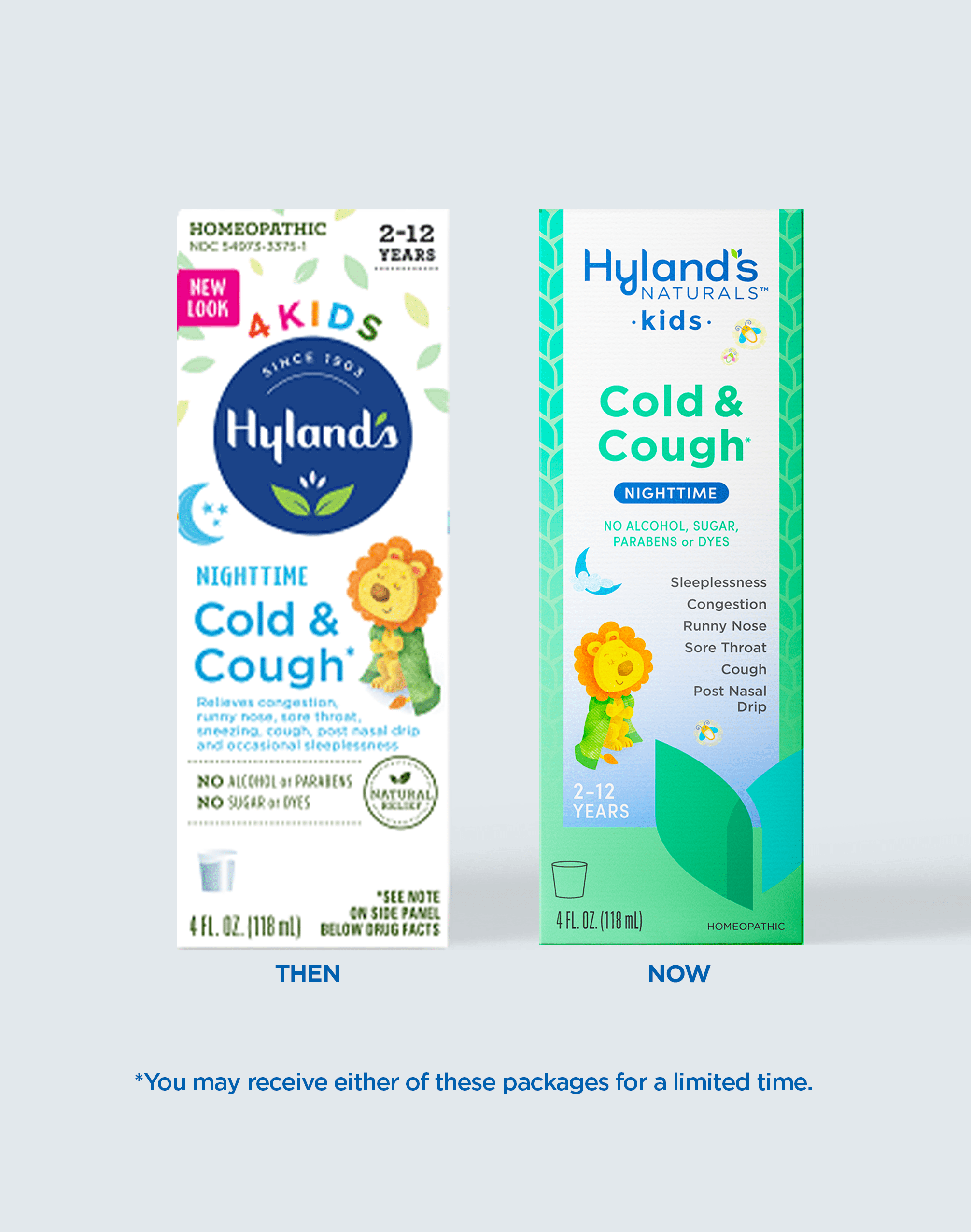 Hyland's Naturals Kids Cold & Cough Nighttime Relief Liquid, 4 fl oz