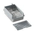 thumbnail image 3 of Kojooin Stainless Steel Cat Litter Box with Lid Large Litter Box for Big Cats Non-Stick Stainless Steel Cat Boxes High Sides, Kitten Metal Boxes, Anti-Leakage, Easy to Clean 6''Deep, 3 of 8