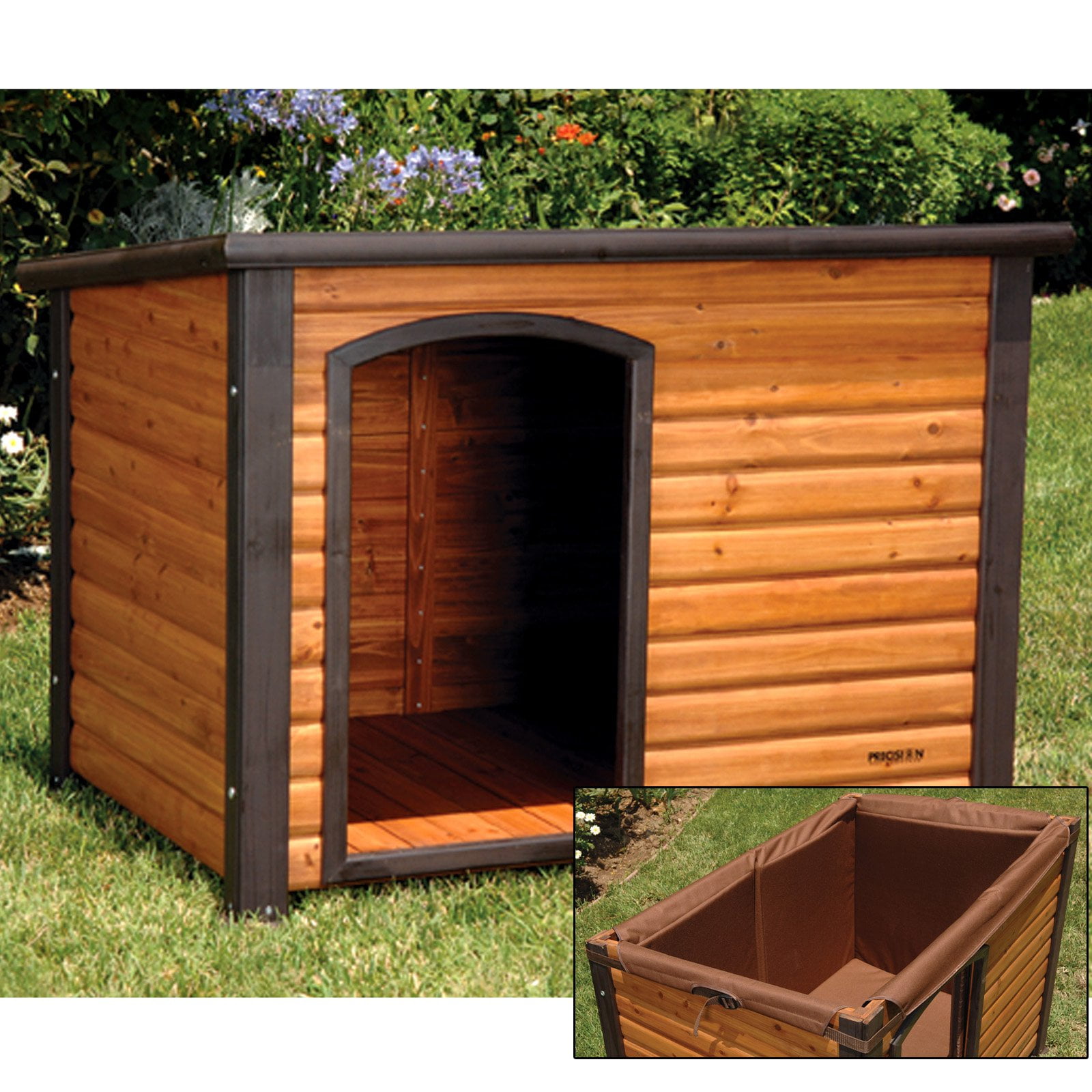 Precision Extreme Outback Log Cabin Dog House