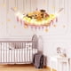 thumbnail image 2 of Hamaca de peluche CERETIA con luz LED para habitación infantil, 2 of 8