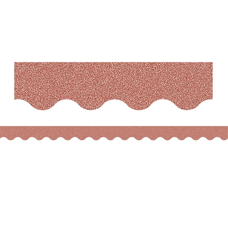rose gold glitz scalloped border walmart com walmart com rose gold glitz scalloped border