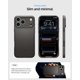 thumbnail image 4 of Funda Spigen Thin Fit MagFit TPU para iPhone 17 Pro Max en Gunmetal, 4 of 8