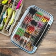 thumbnail image 1 of Fish Hook Storage Containers, Fishing Box, Double-Sided Fly Fishing Box, 221g for Fishing Lover Adult Children Fishing Tackle Outdoor Use Sea/ Fishing Fishing Box, 1 of 8