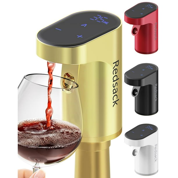 Decantador de vino y aireador Redsack Electric Gold