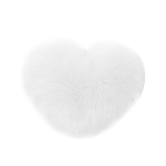 Hvmvliv 13.77x17.71in Heart Shaped Pillow Plush Heart Throw Pillow Gifts Heart Pillow Toy for Kids Decorative Cute Pillow for Living Room/Bed Room/Dining Room/Office/Sofa White