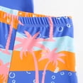 thumbnail image 5 of uikmnh Boys 2 Piece Short Sleeve Rash Guard Swim Set Tropical Sunny Print UPF 50+ Sun Swimwear Size:2-3 Years, 5 of 6