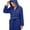 Dark Blue, variant on Soyumi Premium Long Plush Robe for Women - Extra Thick & Cozy Fleece Bathrobe, Winter Warm Shawl Collar House Coat, Soft Pajamas Loungewear, Plus Size Available, Dark Blue